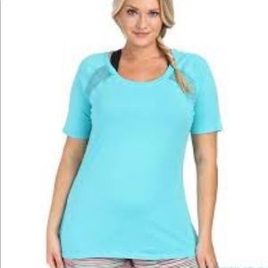 Nwt soybu Reece workout tee in boardwalk Sz 1x.